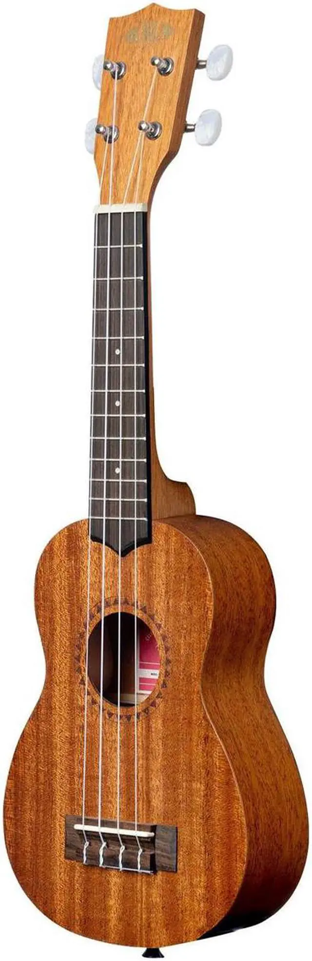 Alt view image 4 of 6 - Kala Satin Mahogany Soprano Ukulele Bundle with Klipz Tuner and Gig Bag