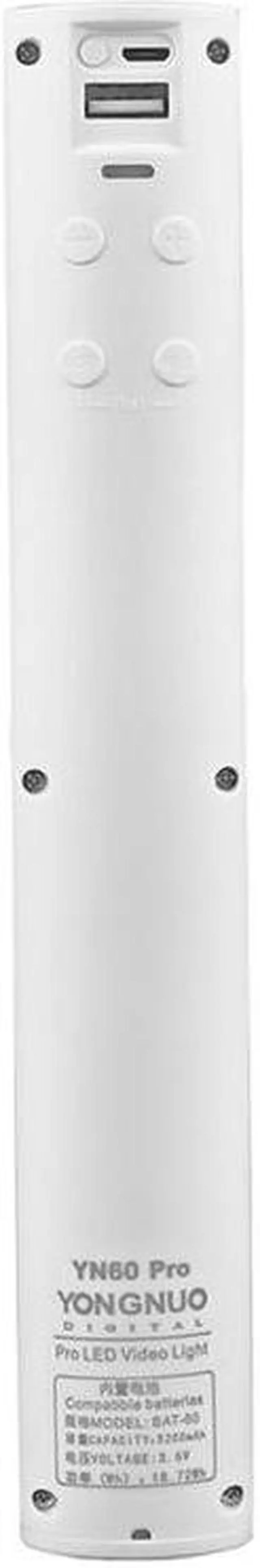 Alt view image 2 of 7 - Yongnuo YN60 Pro Micro LED Photography Supplement Light with App Control, 3200K to 5500K and RGB Full Color