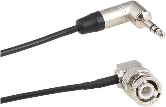 Alt view image 3 of 3 - CAMVATE 18" Right-Angle BNC to 3.5mm Mini Jack Timecode Cable #C2385