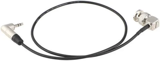 Main image of CAMVATE 18" Right-Angle BNC to 3.5mm Mini Jack Timecode Cable #C2385
