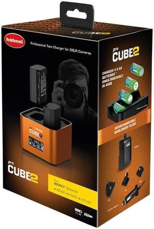 Alt view image 6 of 6 - Hahnel Procube2 Professional Twin Battery Charger For Sony Dslr Cameras, 1000 572.0