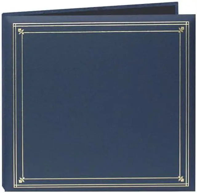 Alt view image 2 of 2 - pioneer photo albums 204pocket post bound leatherette cover photo album for 4 by 6inch prints, bay blue