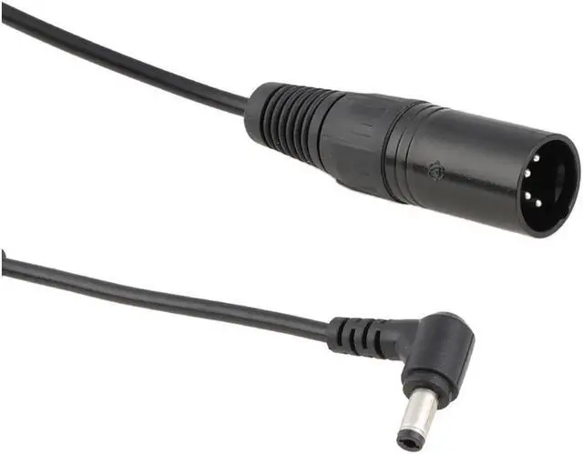 Alt view image 3 of 3 - CAMVATE 39.4" 4-Pin XLR to 2.5mm DC Plug Power Cable for Blackmagic Camera