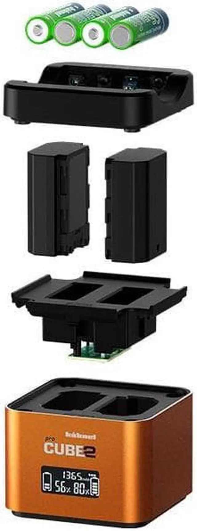 Alt view image 5 of 6 - Hahnel Procube2 Professional Twin Battery Charger For Sony Dslr Cameras, 1000 572.0
