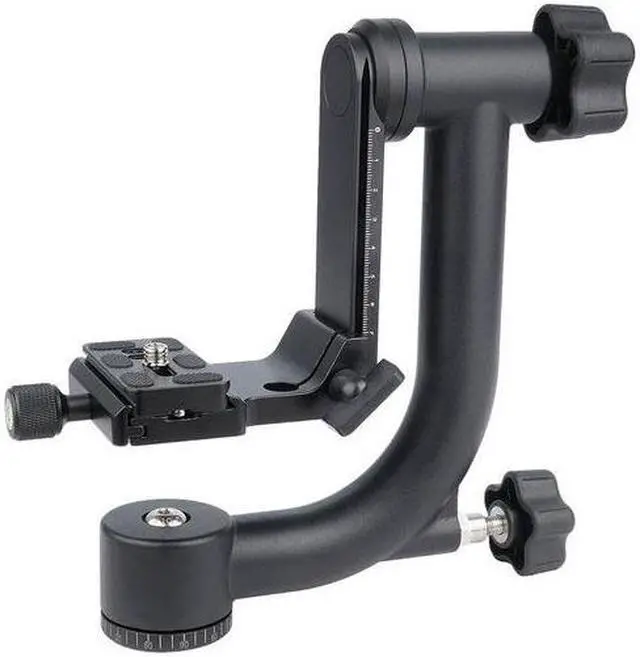 Main image of YELANGU A17 Aluminum Alloy DSLR Camera Gimbal Tripod Head