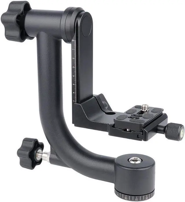 Alt view image 3 of 6 - YELANGU A17 Aluminum Alloy DSLR Camera Gimbal Tripod Head