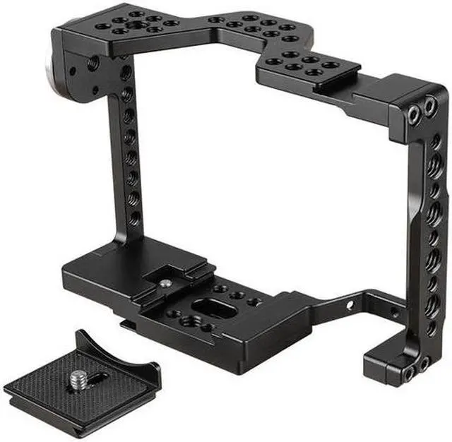 Alt view image 4 of 6 - CAMVATE CAMVATE Quick Release Camera Cage with Rosette Attachment for a7 II, a7R II, a7S IIÊîa7 III, a7R III, a9 Series