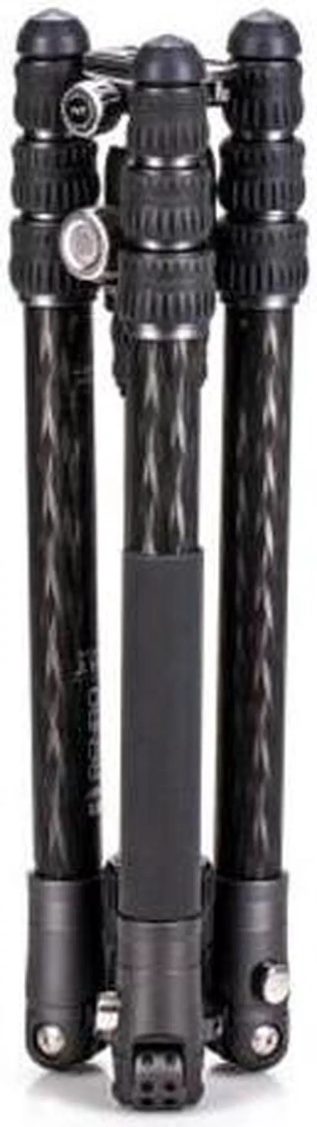Alt view image 2 of 7 - Benro Bat Two Series 4-Section Carbon Fiber Travel Tripod/Monopod with VX25 Ball Head