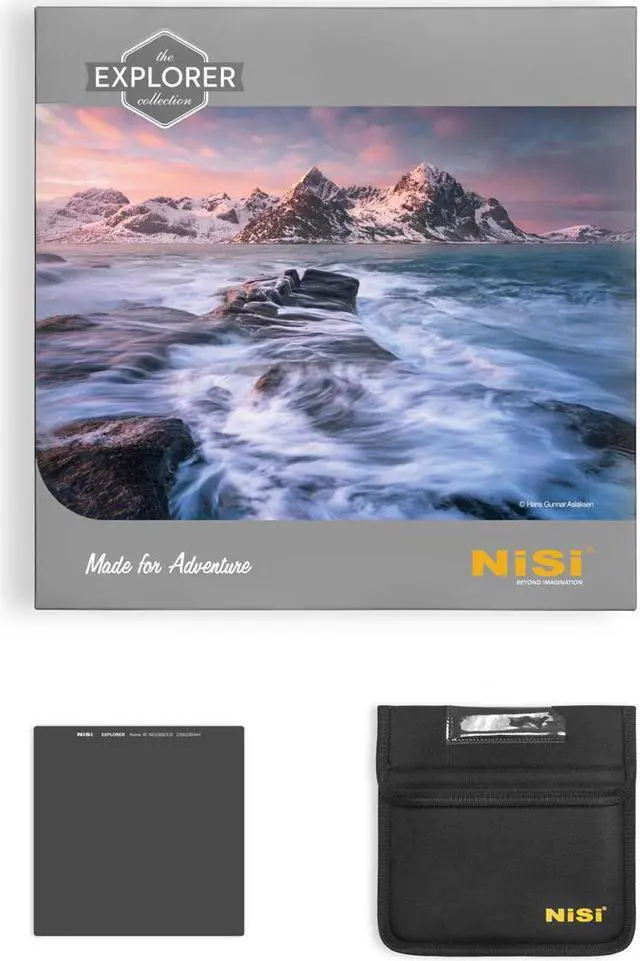 Main image of NiSi Explorer Collection 150x150mm Nano IR ND1000 (3.0) 10-Stop ND Filter