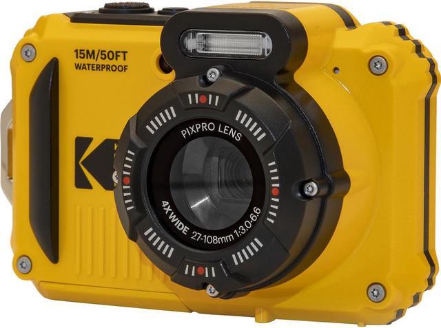 Alt view image 3 of 20 - KODAK PIXPRO WPZ2 Rugged Waterproof Shockproof Dustproof WiFi Digital Camera 16MP 4X Optical Zoom 1080P Full HD Video Vlogging Camera 2.7" LCD (Yellow)