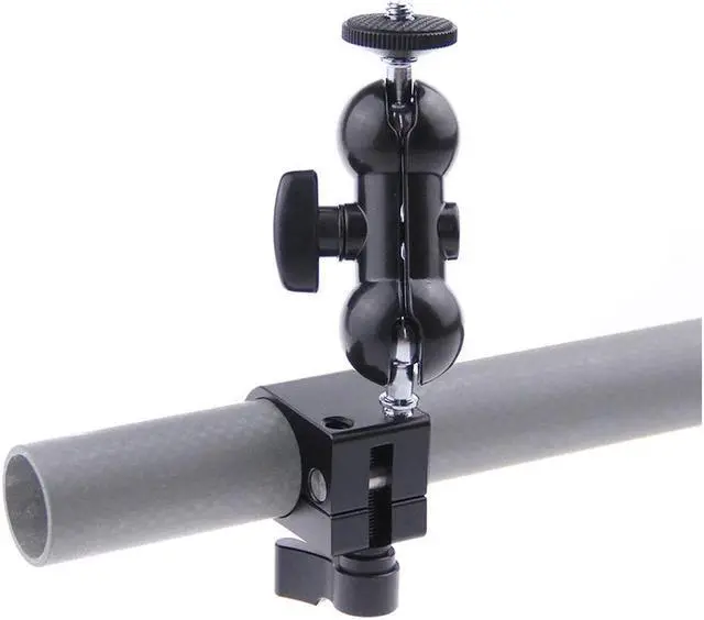Alt view image 4 of 6 - CAMVATE Monitor Mount with Ball Head and 25mm Rod Clamp for DJI Ronin-M, Black Knob