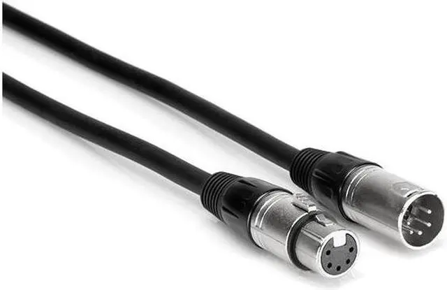 Main image of Hosa Technology DMX512 4-Conductor Cable, XLR5M to XLR5F, 50'