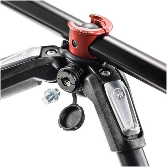 Alt view image 19 of 20 - Manfrotto 190XPRO 190 4-Section Aluminum Tripod with Horizontal Column