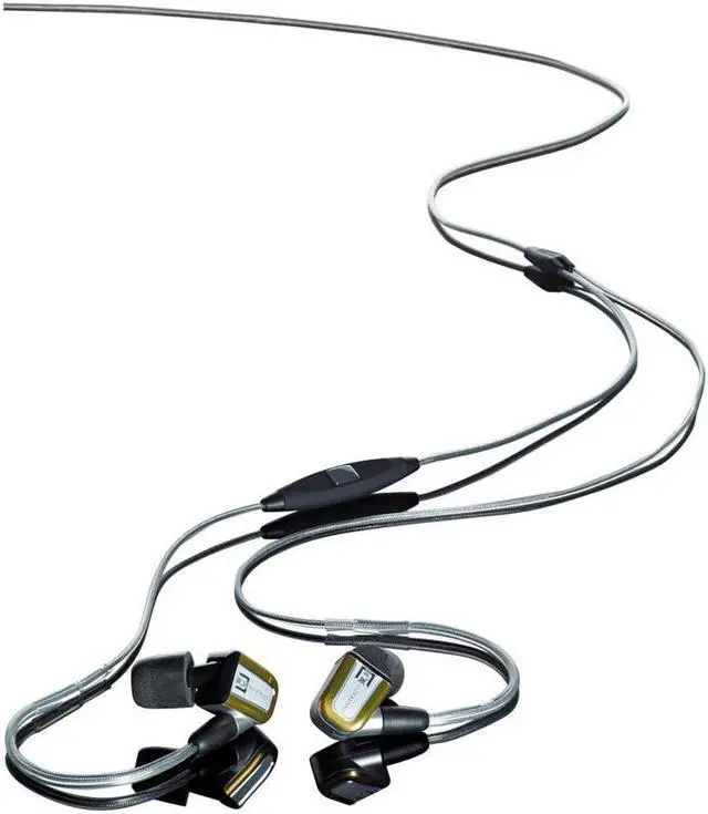 Alt view image 2 of 5 - Ultrasone Ultrasone IQ 2-Way High Performance In Ear Headphones with Microphone, Remote Control, and Leather Case