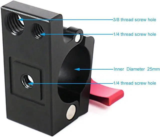 Alt view image 3 of 7 - AndyCine Clamp and 360 Degree Double Ball Head for DJI Ronin