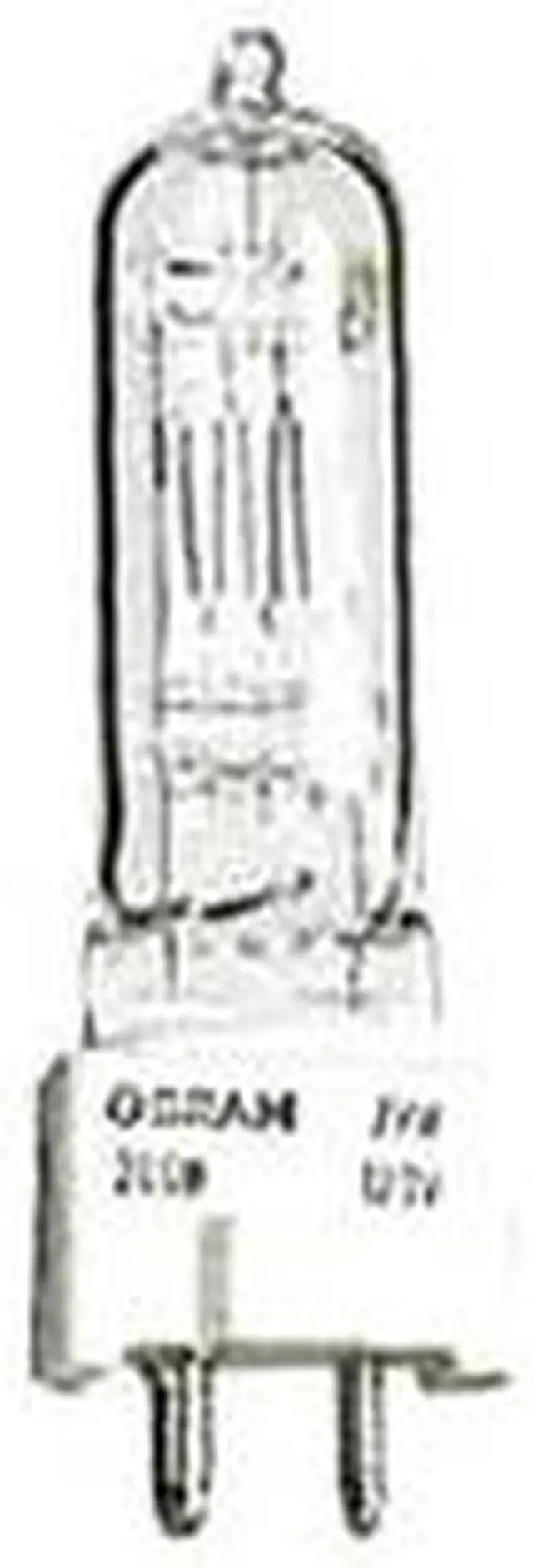 Main image of ARRI FKW 300 Watt, 120 Volt Quartz Halogen Lamp, 3200 deg.K., Approximate Life: 150 Hours