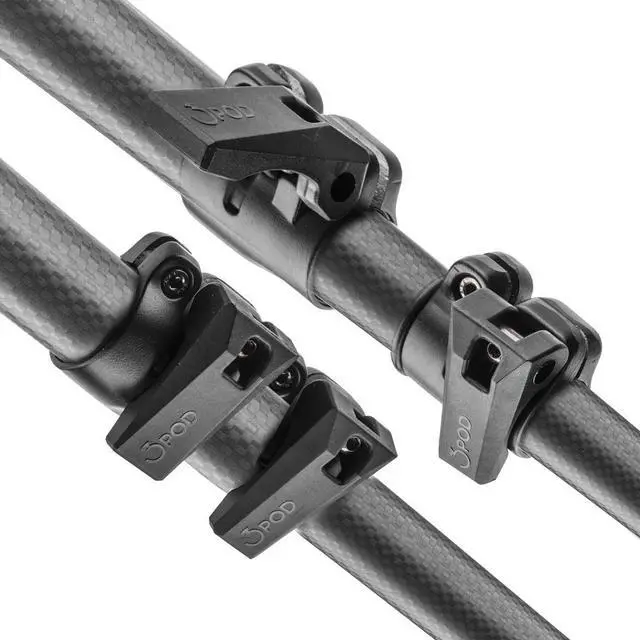 Alt view image 7 of 7 - 3Pod Orbit Tripod for DSLR Photo & Video Cameras, 4 Section Extension Legs, with Pistol Grip Ballhead, Bubble Level, with Bag. 69", Carbon Fiber