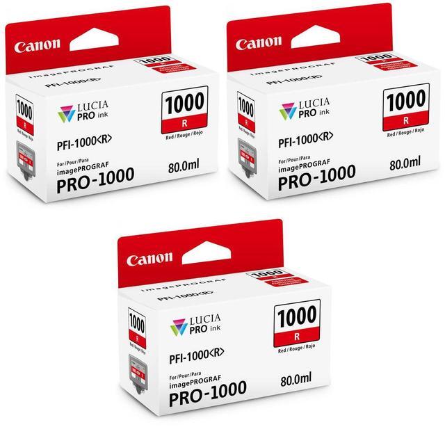 0554C002 (PFI-1000) Lucia Pro Ink, Red 0554C002 (PFI-1000) Lucia Pro Ink, Red
