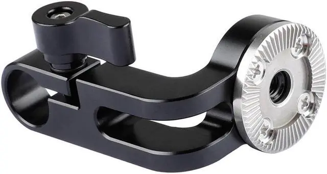 Alt view image 3 of 6 - CAMVATE ARRI Rosette Mount M6 Female Thread Adapter with 15mm Rod Clamp