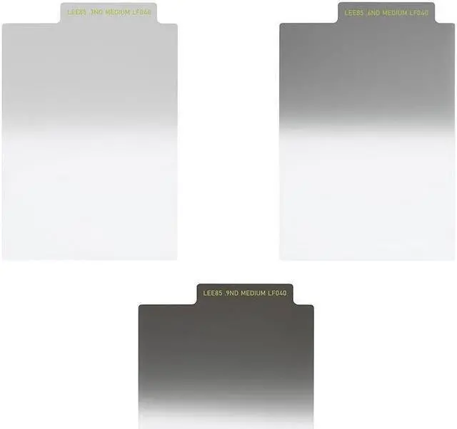 Main image of Lee Filters LEE85 85x115mm Neutral Density Medium Grad Resin Filter Set