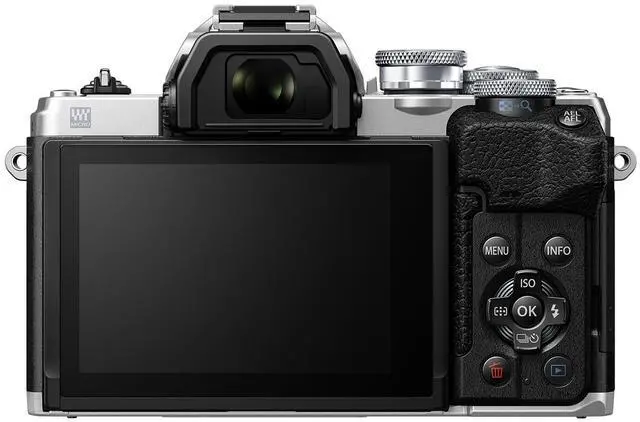 Alt view image 4 of 10 - OM System OM-D E-M10 Mark IV 20.3 Megapixel Mirrorless Camera Body Only - Silver
