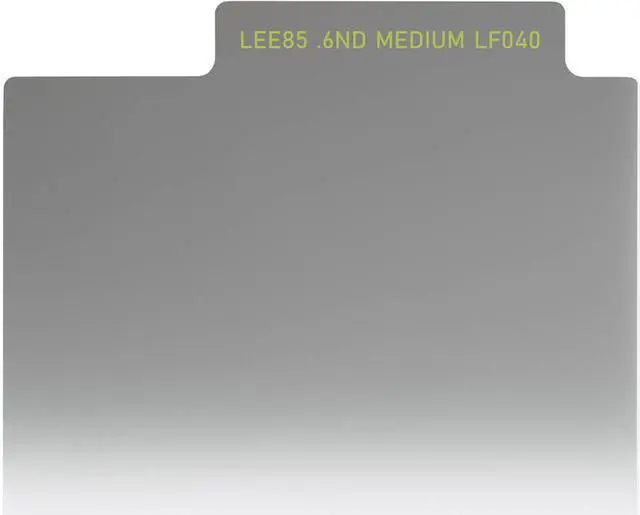 Main image of Lee Filters LEE85 85x115mm Neutral Density 0.6 Medium Grad Resin Filter