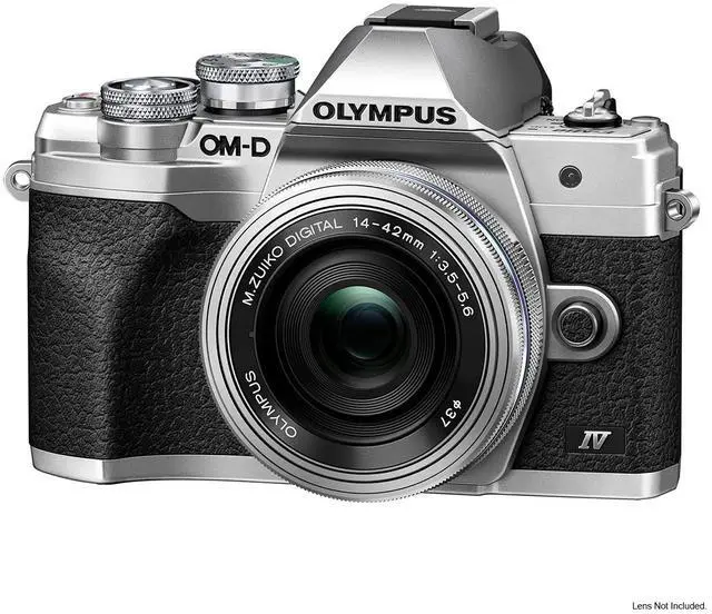 Alt view image 3 of 10 - OM System OM-D E-M10 Mark IV 20.3 Megapixel Mirrorless Camera Body Only - Silver