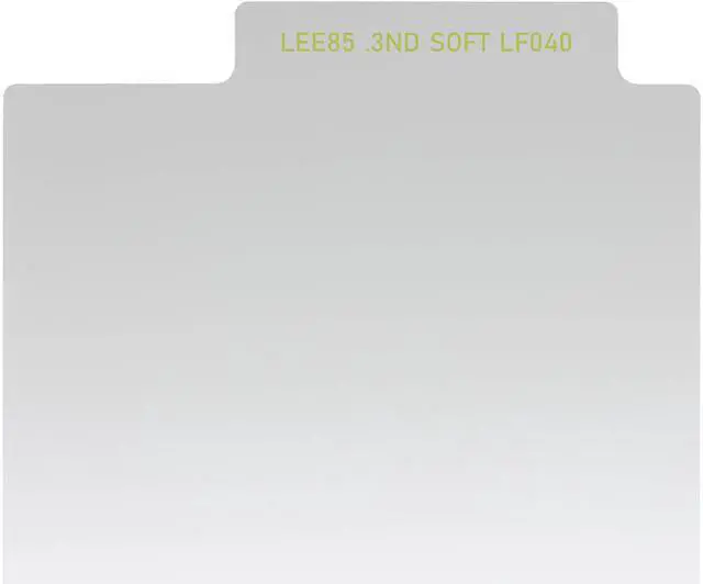 Main image of Lee Filters LEE85 85x115mm Neutral Density 0.3 Soft Grad Resin Filter #L85ND3GS