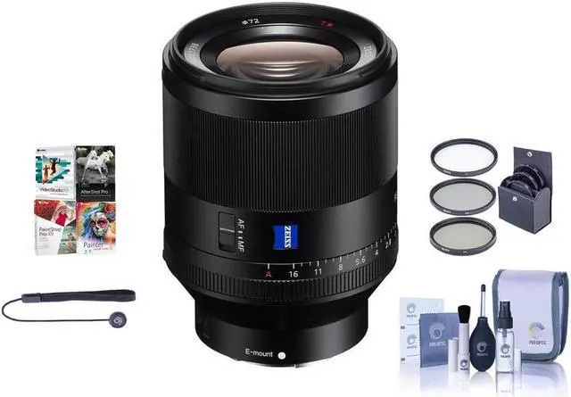 Sony Planar T* FE 50mm F1.4 ZA Lens With Free Pc Accessory