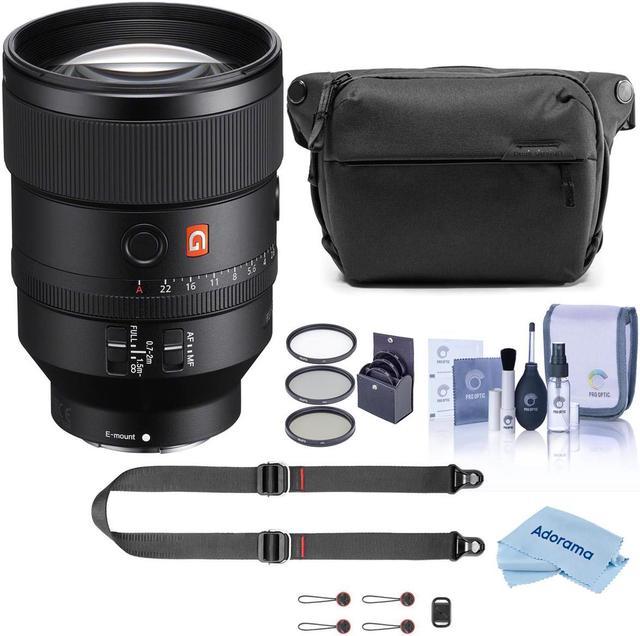 Sony FE 135mm F1.8 GM Lens for Sony E with Peak Design Strap & Everyday  Sling V2