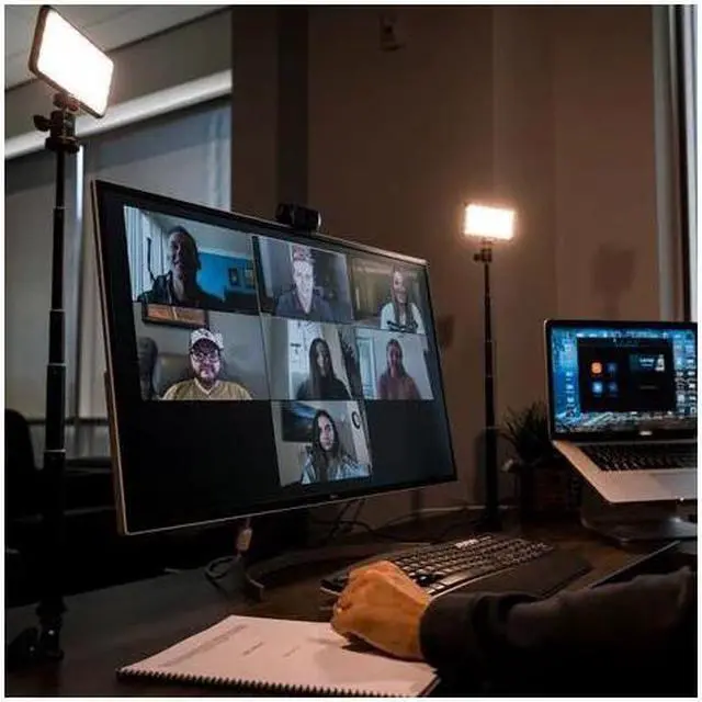 Alt view image 4 of 14 - Lume Cube Broadcast Lighting Kit with Panel GO Bi-Color LED Light #LC-BLK