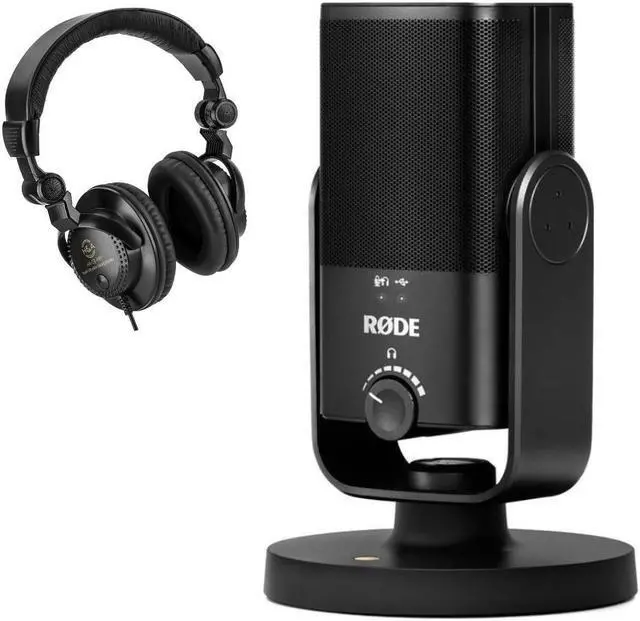 Main image of Rode NT-USB Mini Studio-Quality USB Microphone - With Headphones #NTUSBMINI K1