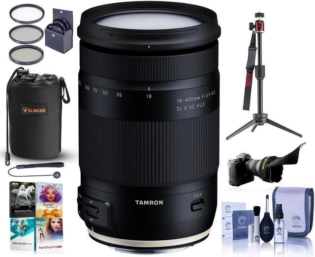 Tamron 18-400mm f/3.5-6.3 Di II VC HLD Lens for Nikon F W/Premium ...