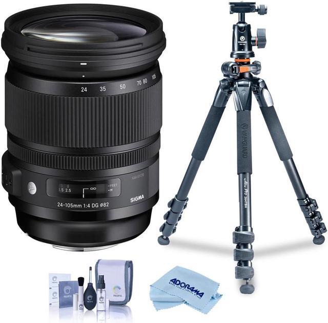 Sigma 24-105mm f/4.0 DG OS HSM ART Lens for Canon EF, Vanguard Tripod, and  Acc.