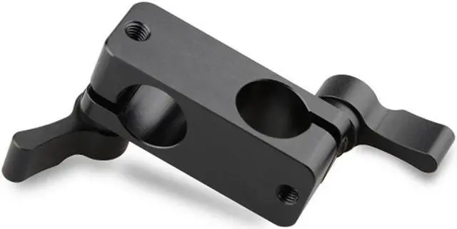 Alt view image 3 of 5 - CAMVATE 90 Degree Rod Rig Adapter Clamp for DSLR 15mm Rods Rig System Shoulder Mount, Black Knob