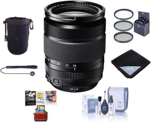 Fujifilm XF 18-135mm F3.5-5.6 R LM OIS WR Lens With Free Mac Accessory  Bundle