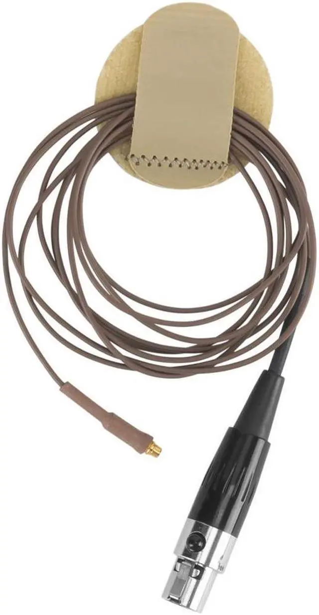 Alt view image 2 of 2 - Wireless Mic Belts Cable Discs Management Tabs, Tan, 20-Pack #AC-DISC-20-T