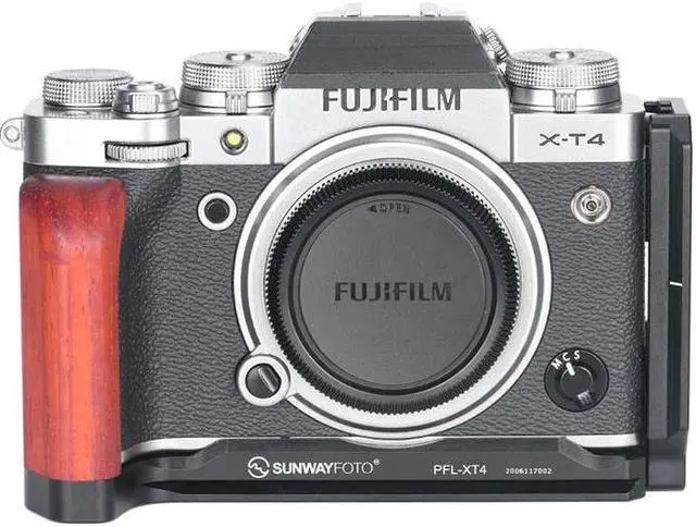 Alt view image 2 of 4 - SunwayFoto Custom L-Bracket for Fujifilm X-T4 Camera