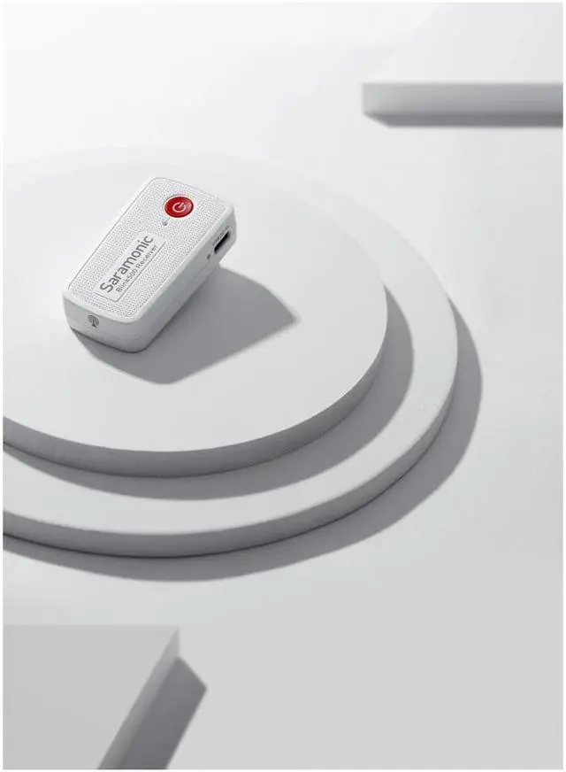 Alt view image 3 of 14 - Saramonic Blink 500 B2 2-Person Digital Camera-Mount 2.4 GHz Wireless Omnidirectional Lavalier Microphone System, Snow White