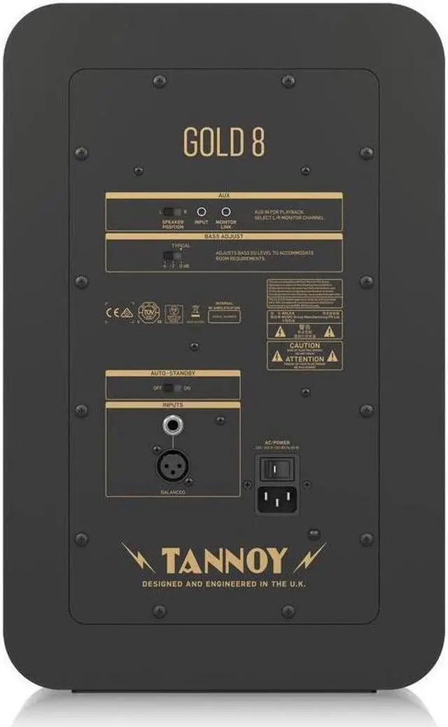 Alt view image 5 of 5 - Tannoy GOLD 8 Dual Concentric 300W Bi-Amplified 8" Reference Monitor