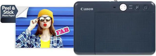 Alt view image 2 of 20 - Canon IVY CLIQ+ 2 Instant Camera Printer (Midnight Navy)