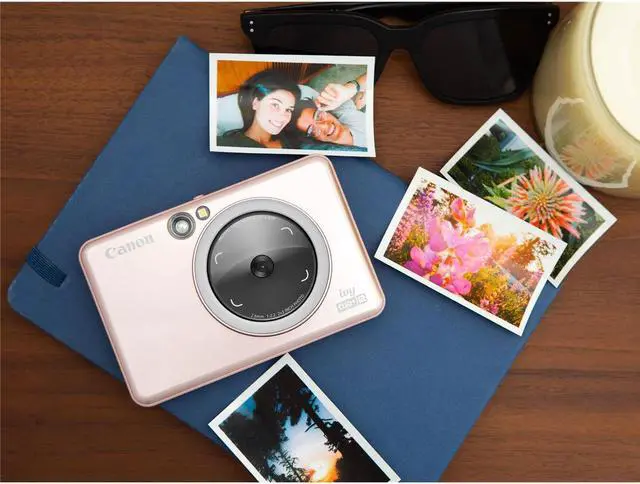 Alt view image 5 of 20 - Canon IVY CLIQ+2 8 Megapixel Instant Digital Camera Rose Gold 4519C001