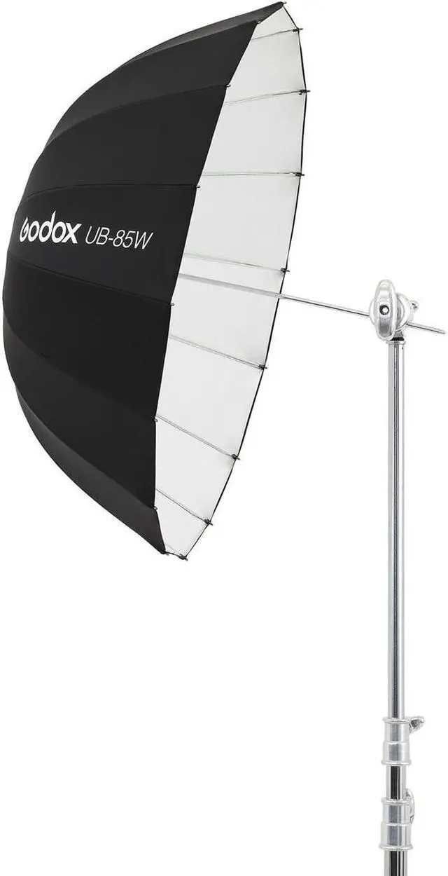 Alt view image 2 of 3 - Godox 35" Parabolic Umbrella, White