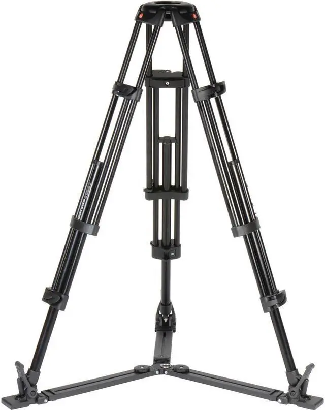 Alt view image 8 of 14 - Manfrotto Professional Fluid Video System/Aluminum /Ground Spreader MVH502A w/54