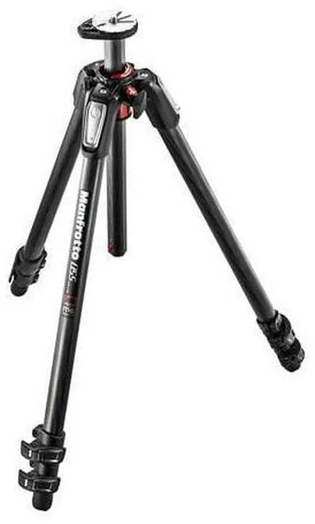 Alt view image 2 of 7 - Manfrotto 055 3-Section Carbon Fiber Tripod, Bundle with 502 Pro Video Head