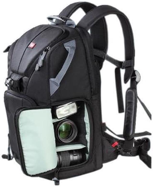 Alt view image 10 of 19 - Vivitar DKS-18 Photo/SLR/Laptop Sling Backpack - Black