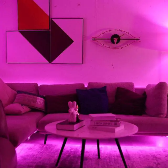 Alt view image 13 of 15 - YEELIGHT Smart WiFi LED RGB Light Strip, Dimmable, 16 Million Color Options -- Compatible With Google Assistant and Amazon Alexa, 6.5FT/2M