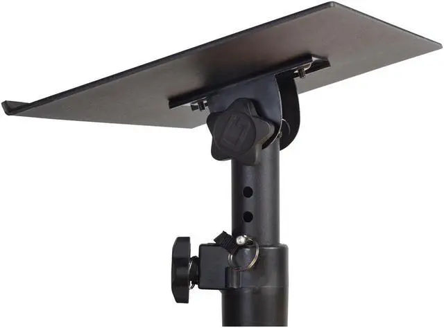 Alt view image 3 of 11 - Gator Cases Frameworks Clamp-On Desktop Studio Monitor Stand, 2-Pack