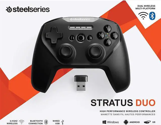 Alt view image 14 of 20 - STEELSERIES 69075 STRATUS DUO WINDOWS ANDROID VR