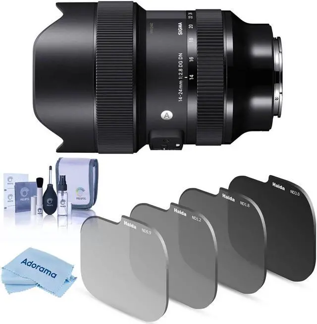 シグマ14-24mm F2.8 DG DN nd filter セット Sigma 14-24mm f/2.8 DG DN ART Lens for L Mount, Bundle with Haida